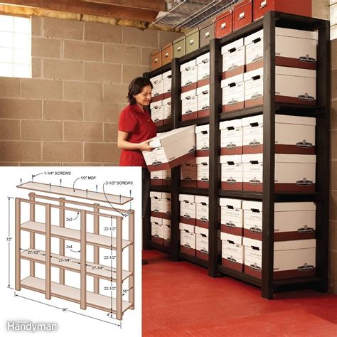 Diy Storage Shelves Utility Shelves Dvd Storage Garage Shelving