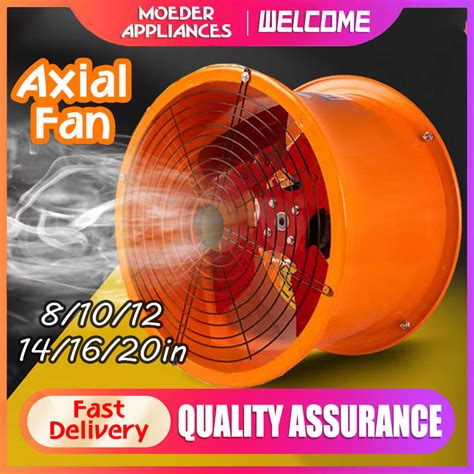 High Speed Axial Flow Exhaust Fan 8 10 12 14 16 20 Inch Suction Fan All