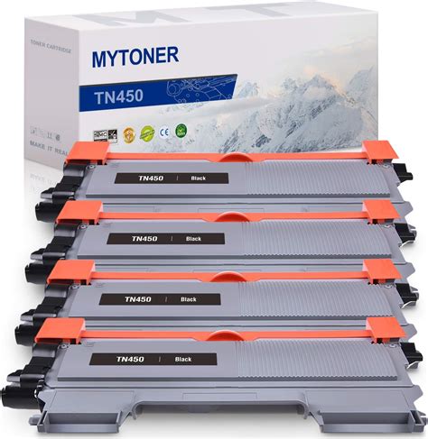 4 Pack Compatible Toner Replacement For Brother TN450 TN 450 TN420 TN