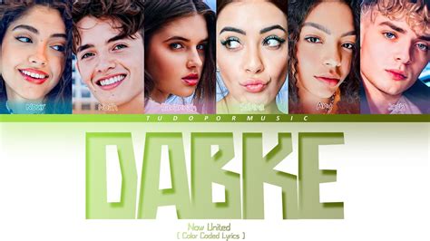 Now United Dabke Color Coded Lyrics Preview Youtube