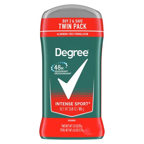 Degree Men Extra Fresh Intense Sport Deodorant Twin Pack Shop Deodorant And Antiperspirant At H E B