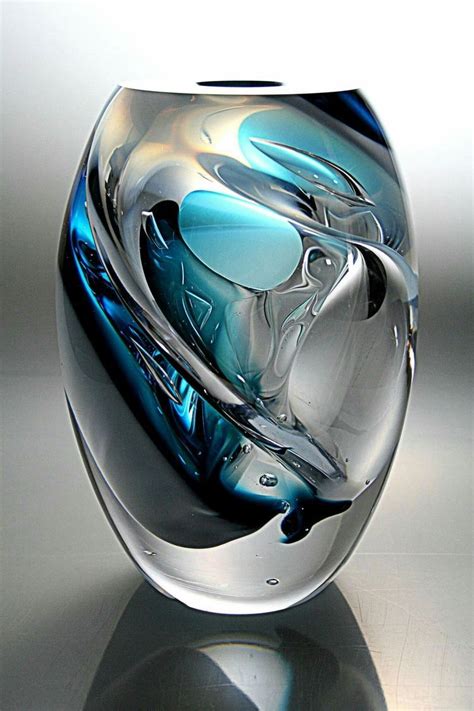 Pin By Serpil Serdar On Turkuaz Glass Art Sculpture Blown Glass Art