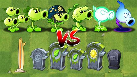 Pvz Challenge All Peashooters Who Can Defeat All Grid Items Pvz