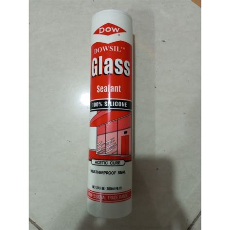 Jual Dowsil Lem Silikon Kaca 300ml Silicon Glass Sealant Shopee Indonesia