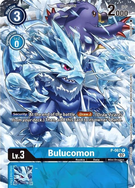 Bulucomon P 067 Official Tournament Pack Vol 10 Digimon Promotion Cards Digimon Card Game