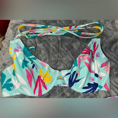 Figleaves Bikini Top Secret Garden Bikini Set Gem