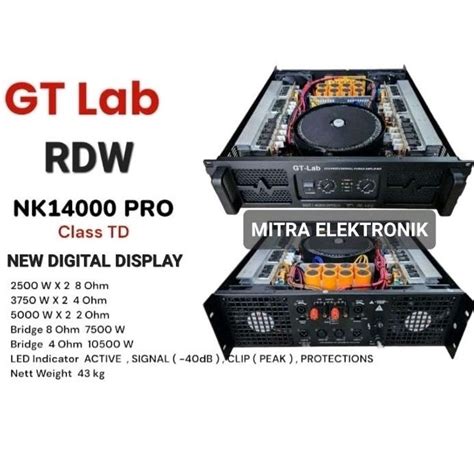 Jual Promo Power GT Lab NK 14000 Pro CLASS TD Power Gt Lab Nk14000pro