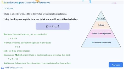 What Is Order Of Operations Explained For Elementary School