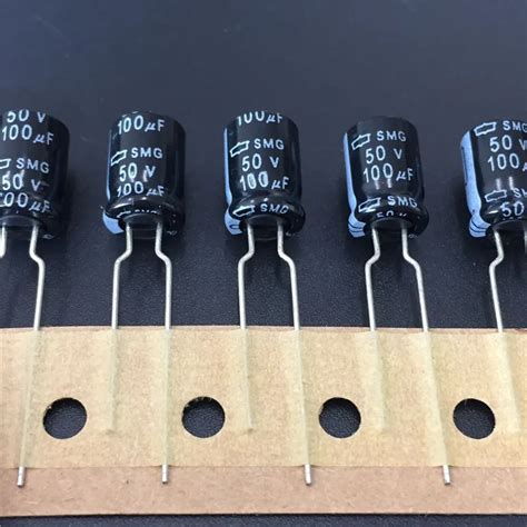 10 pcs 100 uF 50 V NCC NIPPON SMG Series 8x11 5mm de Alumínio Capacitor