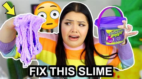 Fix This Store Bought Slime Challenge Make This Putty Pretty Youtube