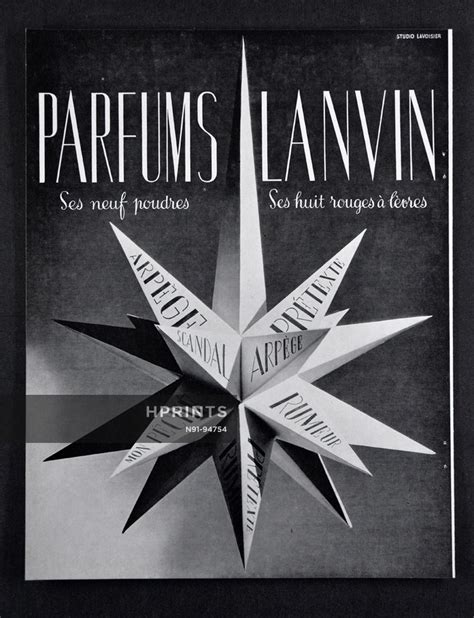 Lanvin Perfumes P Original Adverts And Images