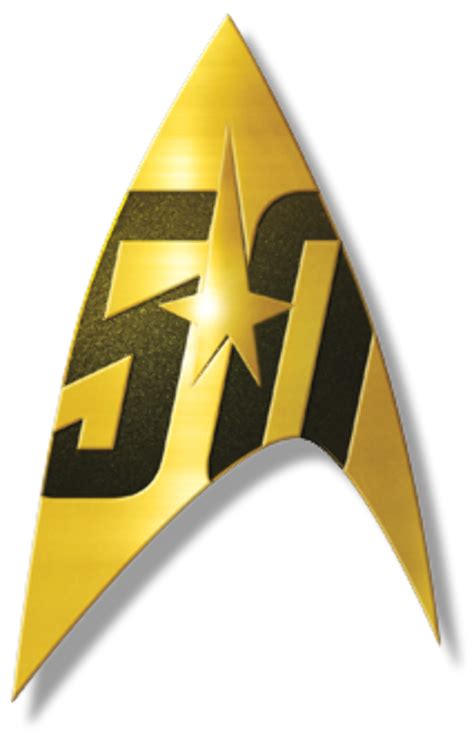 Download High Quality star trek logo 50th anniversary Transparent PNG ...