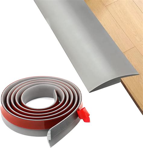 Floor Rubber Transition Strip Self Adhesive Carpet To Tile Transition