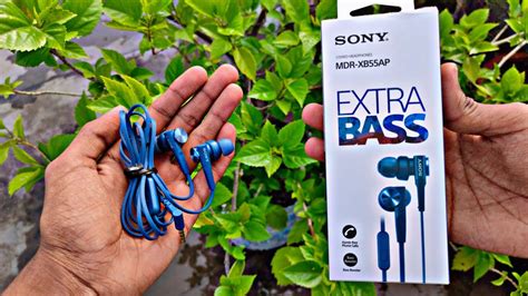 Sony Mdr Xb 55ap Earphones Unboxing Extra Bass 1 999 Rs YouTube