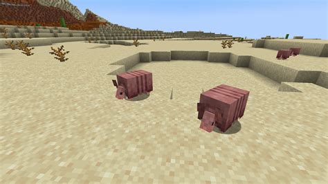 Minecraft Armadillo Comparison What Does It Look Like Before And After Snapshot 24w03a