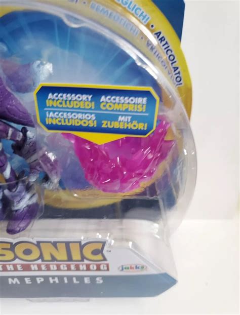 Sonic The Hedgehog Mephiles W Purple Mist Base Jakks Inch Figure In