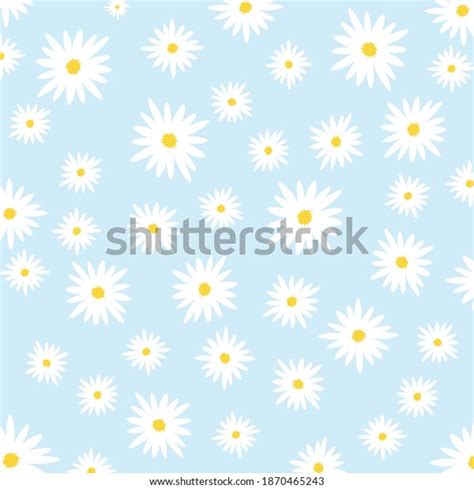 Daisy Flower Vector Pattern Illusration Floral Stock Vector (Royalty ...