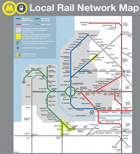 Wirral Rail Map