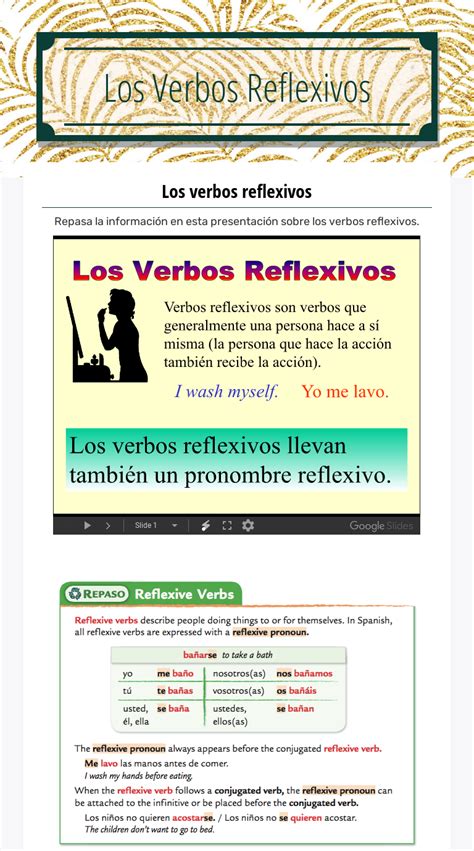 Los Verbos Reflexivos Interactive Worksheet By Lucía Treviño Wizerme