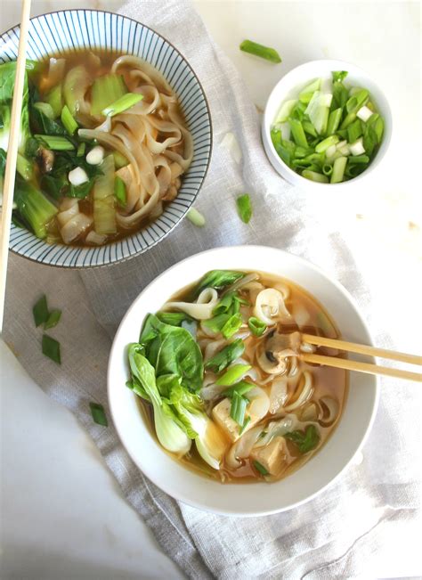 Asian Vegetable Noodle Soup This Savory Vegan