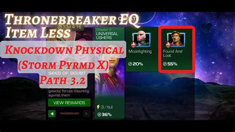 Mcoc Eq Knockdown Physical Path Found And Lost Seed Of Doubt