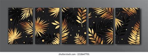 Luxury Gold Wallpaper Black Golden Background Stock Vector (Royalty ...