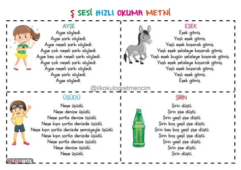 Ş Sesi Hızlı Okuma Eduhol Ders Videoları İzle Online Test Çöz