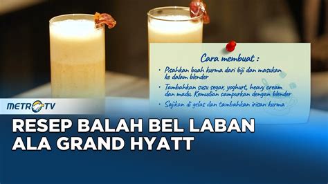 ramadan kita sajian ramadan balah bel laban ala grand hyatt youtube