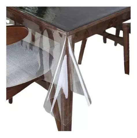 Toalha De Mesa Plástico Transparente Grosso 3 00 X 1 40 Pvc