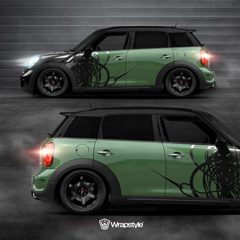 Mini Countryman Black Line Design Wrapstyle