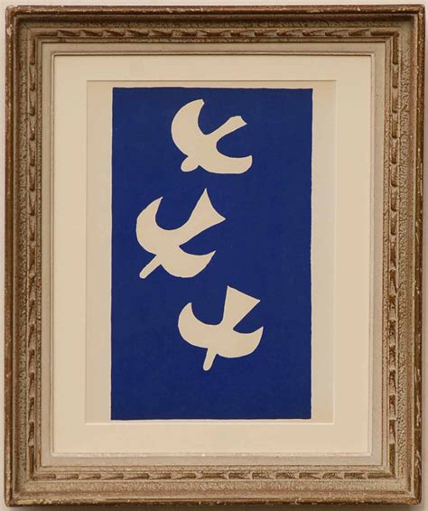 Georges Braque Three Birds Lithograph Printed By Mourlot