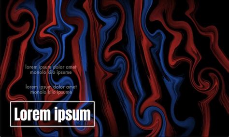 Design De Fundo Abstrato Vermelho E Azul Vetor Premium