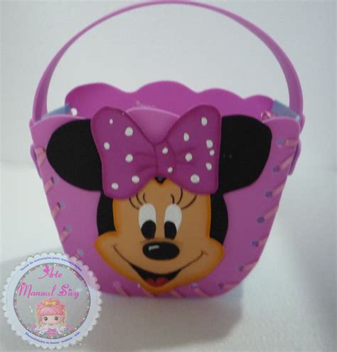 Carterita Minie Rosado Dulceros De Mimi Manualidades Disney Minnie