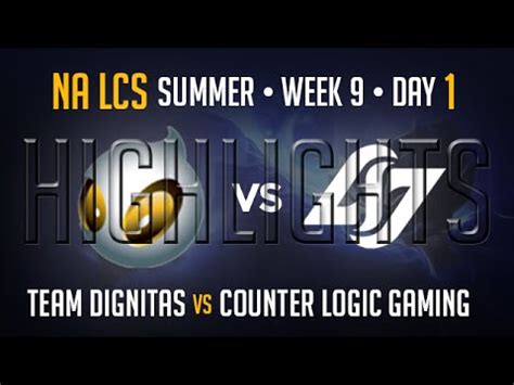 Dignitas Vs CLG HIGHLIGHTS Week 9 Day 1 NA LCS Summer Split 2015 S5