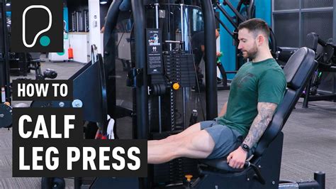 How To Do Calf Raises On The Leg Press Youtube