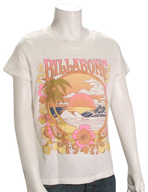 Billabong Girls Sunshine Soul T Shirt Salt Crystal