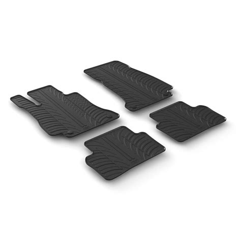 Tapis caoutchouc sur mesure avant et arrière Mercedes Classe E 4 portes