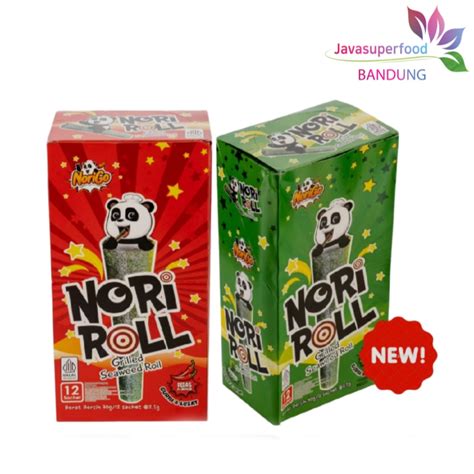 Snack Nori Roll Grilled Seaweed Roll 1 Box Contains 12Pcs Seaweed Snack