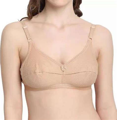 Plain Cotton Blend Women S Full Coverage Non Padded Bra At Rs Piece