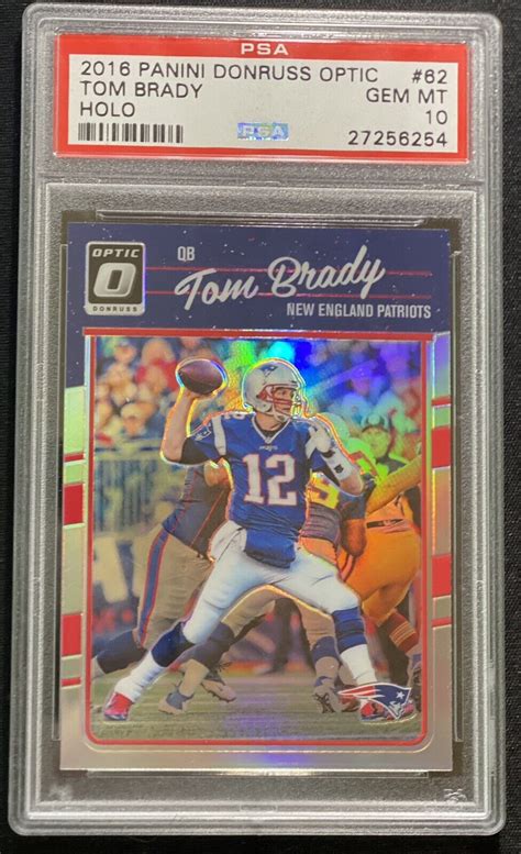 Tom Brady 2016 Optic Holo Price Guide Sports Card Investor