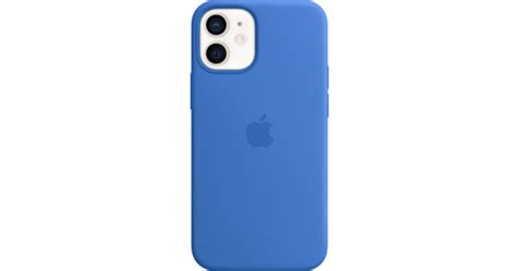 Apple Iphone 12 Mini Silicone Back Cover Met Magsafe Capri Blauw