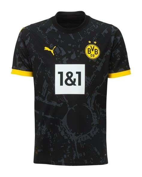 Camisa Borussia Dortmund 2023 24 Torcedor Masculina Preta