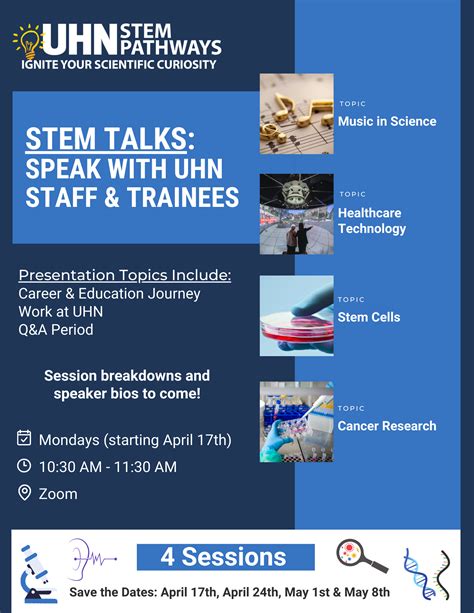 Stem Talks Speak With Uhn Staff And Trainees — Uhn Stem Pathways