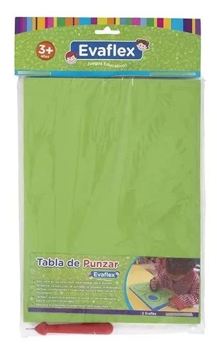 Kit Tabla Para Punzar Punzón Escolar Evaflex