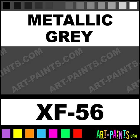 Metallic Grey Color Acrylic Paints - XF-56 - Metallic Grey Paint, Metallic Grey Color, Tamiya ...