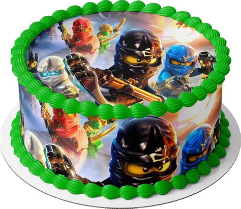 Op Atek Na Tort Lego Ninjago Boki I Napis Oficjalne