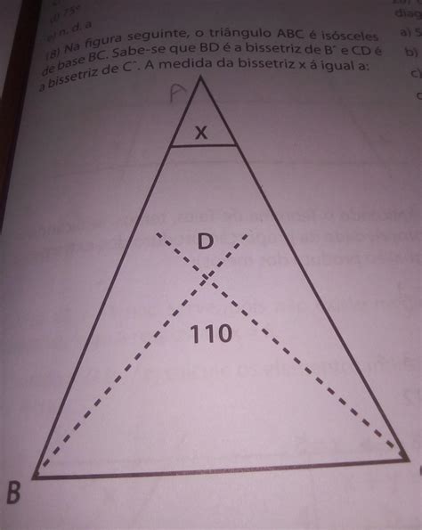 O Triangulo Abc é Isosceles De Base Bc