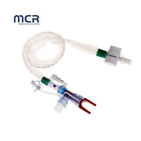 Disposable Closed Suction Catheter H Atuo Flush Critical Care