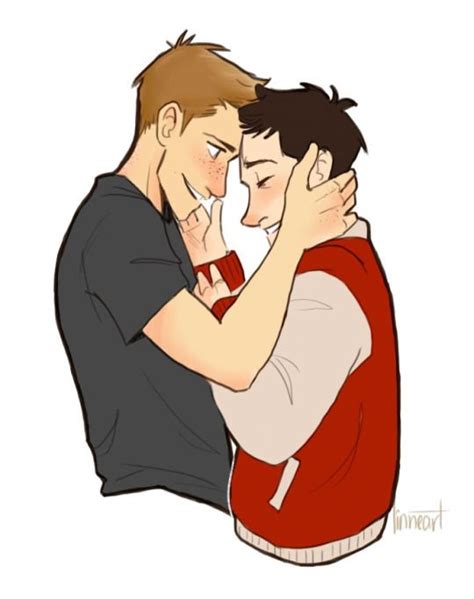 Highschool Au Destiel Fanart Supernatural Ships Supernatural