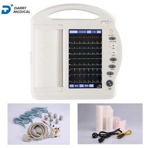 Leads Channels Ecg Machine Inch Touch Screen Ekg